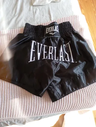 Pantalones de boxeo Everlast negros