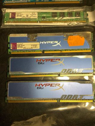 Lote 10 Memorias RAM DDR3 2GB Kingston,samsung etc