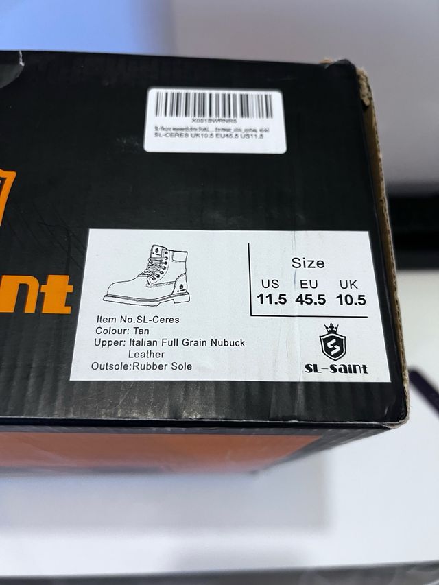 Botas de trabalho SL-Saint SL-Ceres Tamanho 45.5