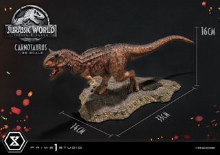 Parque Jurasico Carnotaurus 16 cm PRIME 1 STUDIO