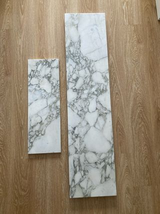 2 Planchas Mármol Carrara