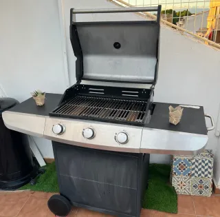 Barbacoa de gas 3 fuegos