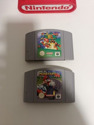 Juegos Nintendo 64: Mario Kart 64 y Super Mario 64