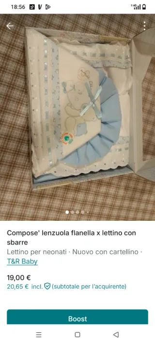 Lenzuola flanella x lettino con sbarre