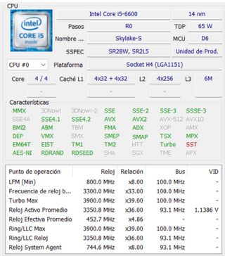Ordenador Intel i5-6600 16GB RAM HDD 1Tb