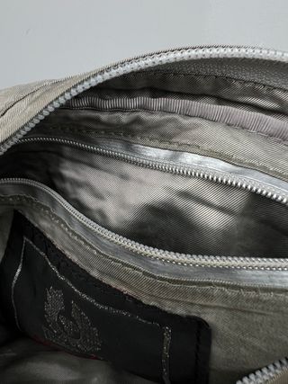 Bolso Hombro Belstaff Nylon Reflectante Gris