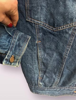 Cazadora vaquera vintage unisex forrada