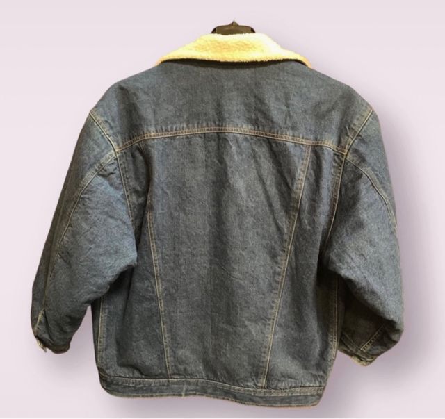 Cazadora vaquera vintage unisex forrada