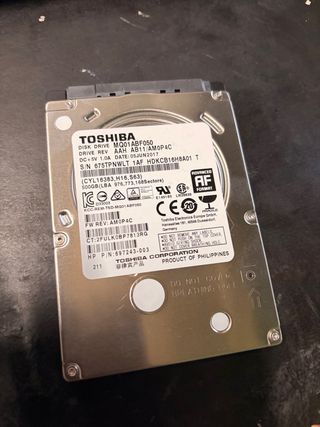 Disco Duro 500GB 2,5" Slim para portatil PS3 PS4 