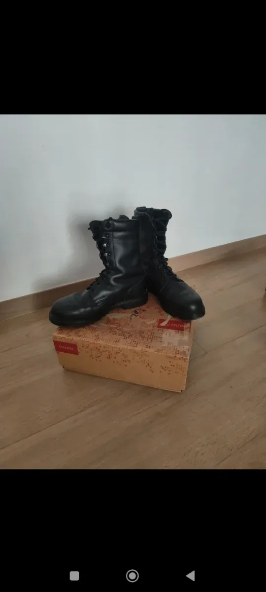 Botas Militares de cuero negras Legión Española