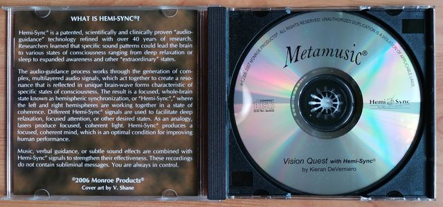 CD Hemi Sync Vision Quest Metamusic