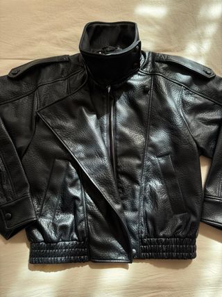 Chaqueta Efecto Piel Zara Viral