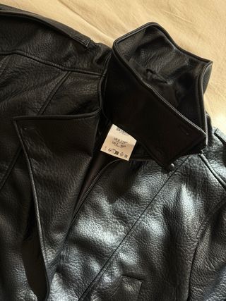 Chaqueta Efecto Piel Zara Viral