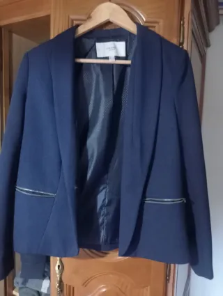 Blazer azul Corte Inglés Talla L
