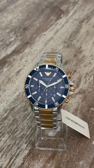 Reloj Emporio Armani Azul y Dorado