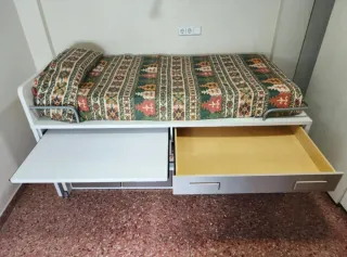 Cama nido con cajones y escritorio