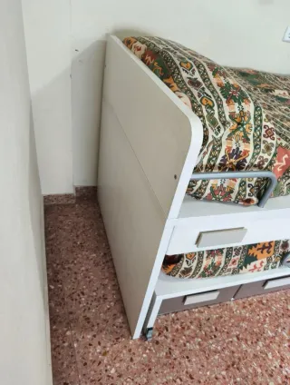 Cama nido con cajones y escritorio