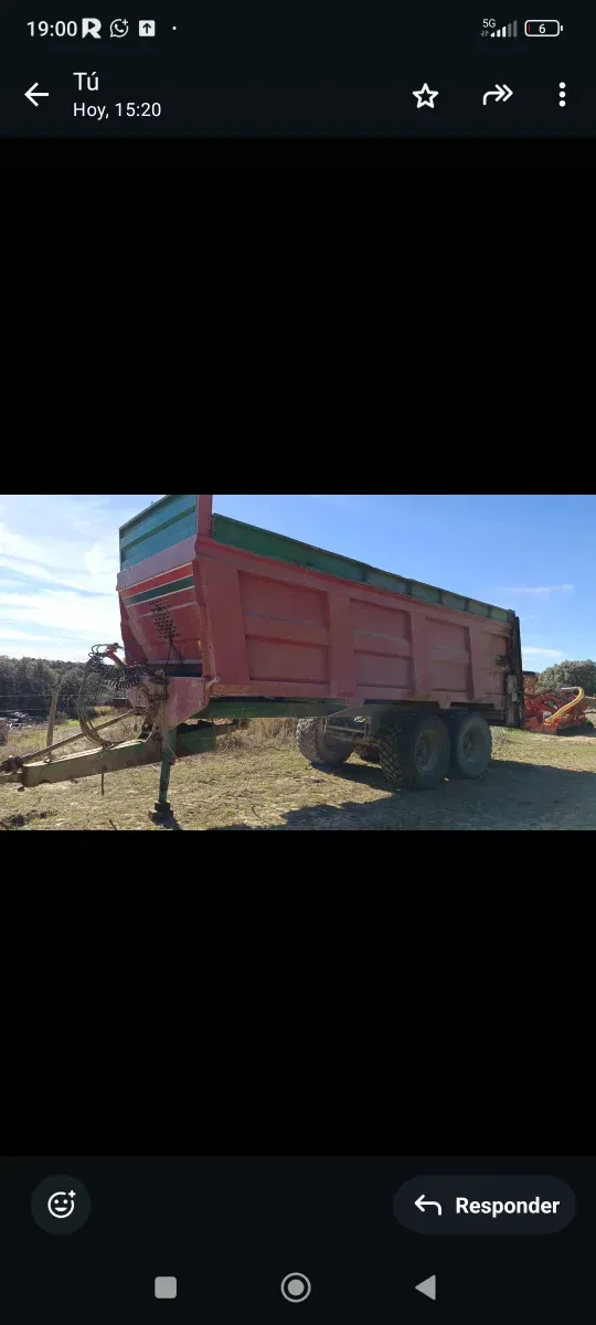 Esparcidor de estiércol 18tn