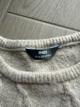 Jersey Max Beige Trenzado