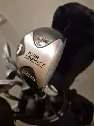 Juego de palos de golf Spalding con carrito