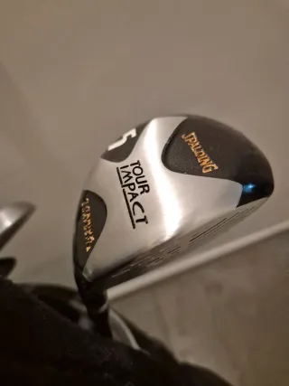 Juego de palos de golf Spalding con carrito