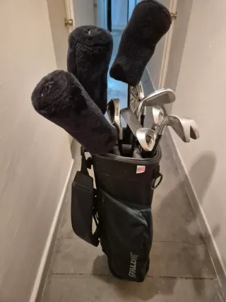Juego de palos de golf Spalding con carrito