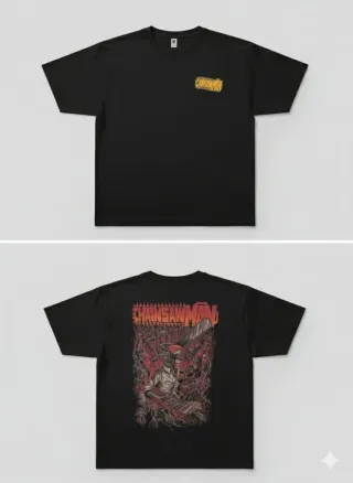 Camiseta Chainsaw Man Talla-S-3XL
