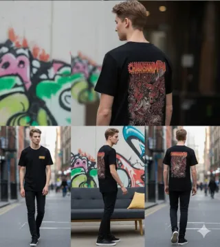 Camiseta Chainsaw Man Talla-S-3XL