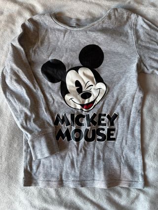 Pijama Mickey Mouse Gris