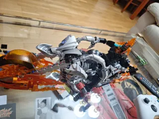 Figuras bloques construcción Ghost Rider