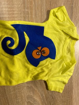 Body artesanal bebé con diseño de camaleón