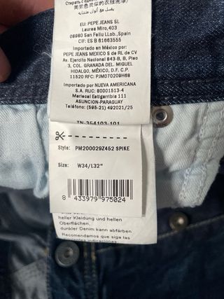 Pantalón vaquero Pepe Jeans