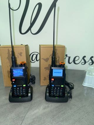 X2 pezzi RADIO BAOFENG 5R H-PRO walkie talkie