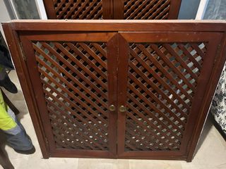 Puerta de madera nogal para mueble