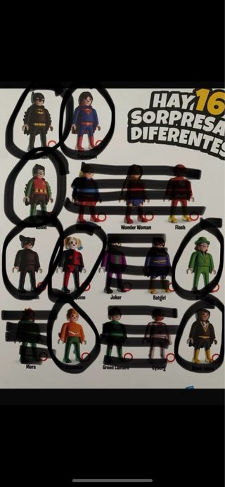 8 Playmobil DC Comics kinder Jabel