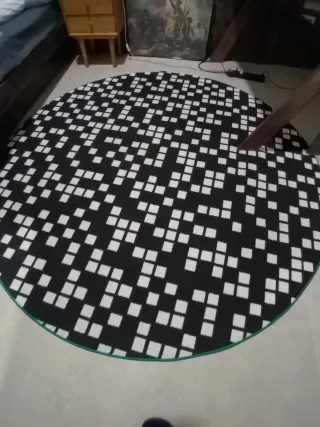 Alfombra Redonda gaming Ikea 195cm