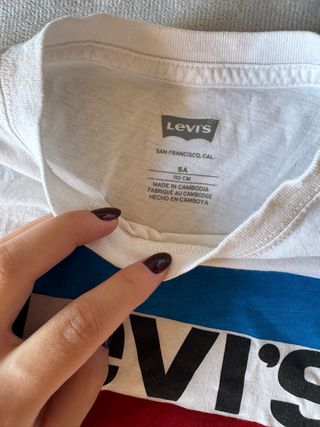 Camiseta Levi's Logo Tricolor