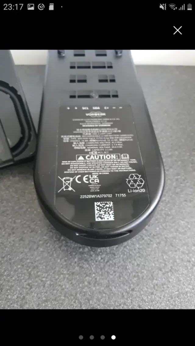 Batería Kobold VK7 Usada