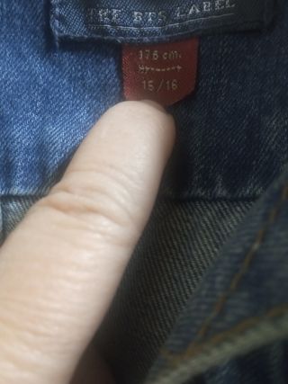 Chaqueta vaquera chico con capucha