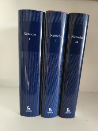 Nietzsche: Obras. Gredos.