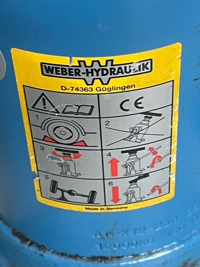 Gato Hidráulico Weber-Hydraulik