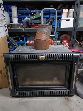 Casete para chimenea de leña