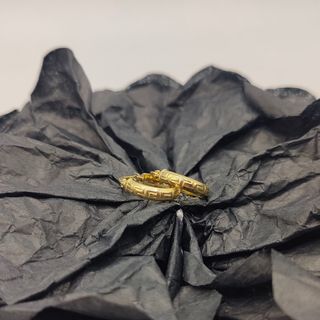Pendientes Aro pequeños Estilo Versace Oro 18k