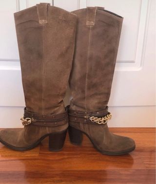 Botas altas de ante 36