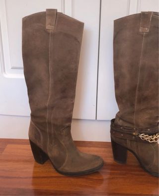 Botas altas de ante 36