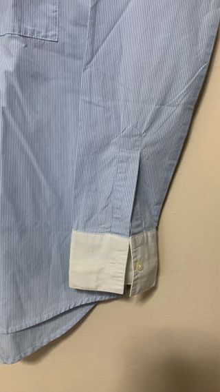Camisa Old Navy Mujer Talla XS Rayas Azul Blanco