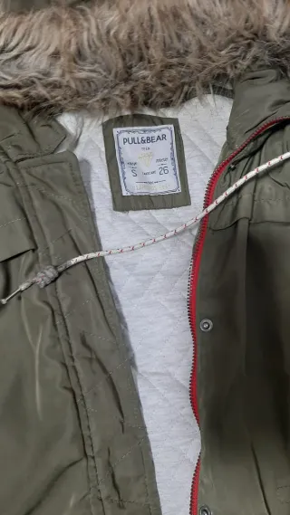 Chaqueta Pull&Bear verde talla s
