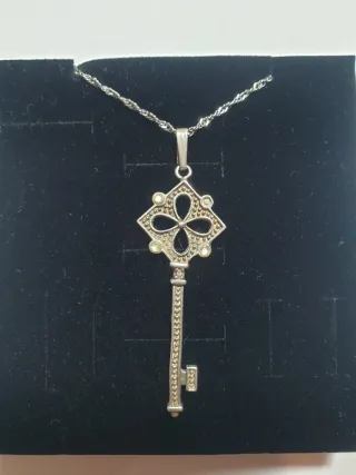 Colgante Llave Plata