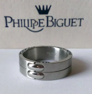 Anillo Philippe Biguet Acero Inoxidable