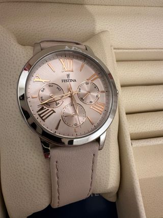 Reloj Festina Mujer Rosa y Plateado